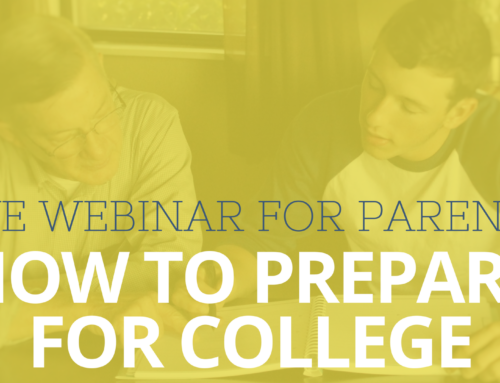 LIVE WEBINAR: HOW TO PREPARE FOR COLLEGE