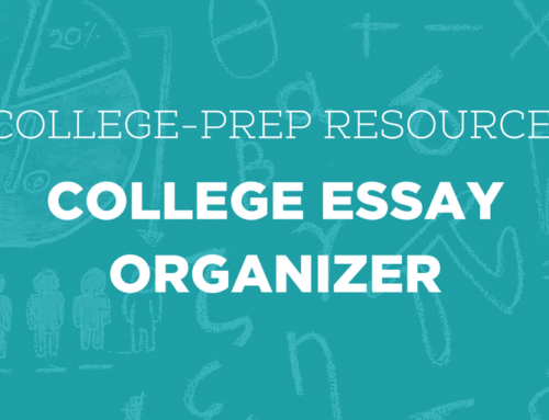 Resource Feature: College Essay Organizer