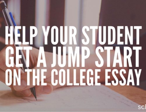 Parents of Juniors: Help Your Child Get a Jump Start on the College Essay