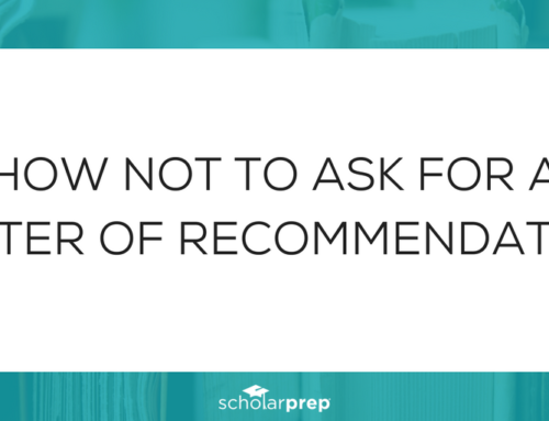 How NOT to ask for a letter of recommendation