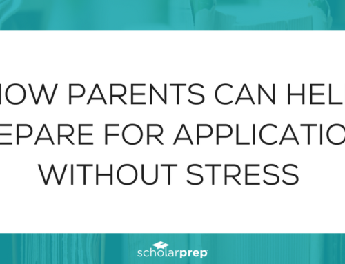 How parents can help their kids prepare for applications without stress