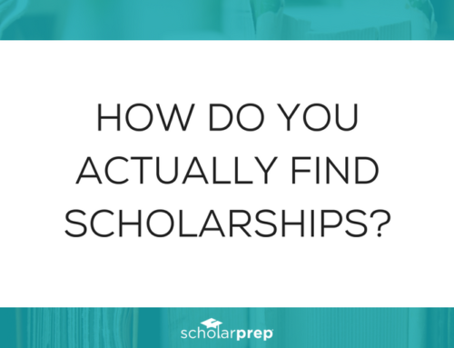 How do you actually find scholarships?