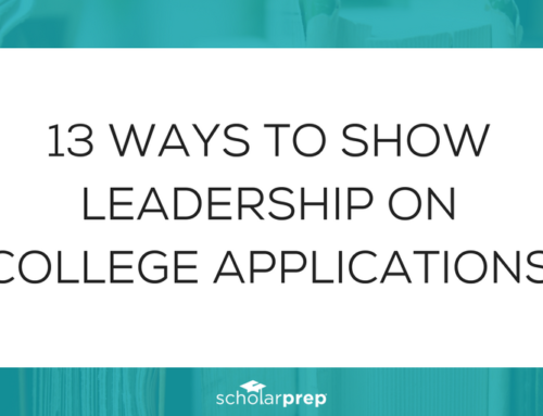 13 ways to show leadership on college applications